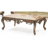 Casa Padrino luxury baroque coffee table copper - Rectangular solid wood living room table in baroque style - Baroque furniture - Luxury furniture in baroque style - Baroque furnishings
