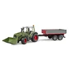 Traktor Fendt 211 Vario sa utovarivačem i tandem kip prikolicom
