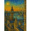 Londonski plakat v slogu Van Gogha 30x40 cm