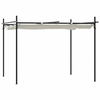 Pergola s pomičnim krovom krem 295 x 292 x 230 cm