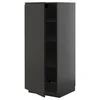 METOD Visoki element s policama, Crnosiva/Upplöv boja antracita, mat, 60x60x140 cm