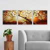 WallXpert slika na platnu od 3 dela PARTMDR08, rascvetalo drvo sa belim cvetovima, 30 x 90 cm