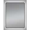 Ceramica Lux CL33 Ogledalo, 50x70, Alu-ram, Mat crno