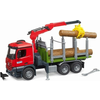 Bruder Kamion MB Arocs sa kranom i drvima ( 036690 )