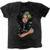 Billie Eilish Majica Anime Billie Unisex Black XL