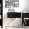 Stol za zid Zidne Crni hrast 60 x 45 x 30 cm Konstruirano drvo