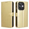 GS Preklopni ovitek za Oppo A40 / Oppo A40m, denarnica Crazy Horse, zlat