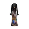 Desigual Obleka modra / mauve / jastog / črna