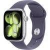 Apple Watch Series 11 [GPS 42mm] Smartwatch with Silver Aluminum Case with Purple Fog Sport Band - S/M. Sleep Score, Fitness Tracker, Health Monitoring, Always-On Display, Water Resistant