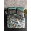 Clorasa - Mint Mint Anthracite Brown Satin Single XXL Posteljina
