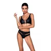 Ženski sexy erotski set veša Francesca, Crni