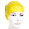 Swim cap mad wave multi big silicone yellow