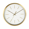 SEGNALE Stenska ura KO-837362230white with gold frame 25 cm white