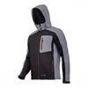 PROLINE JAKNA SOFTSHELL S KAPUCO ČRNO-SIVA-ORANŽNA M LAHTI L4091602