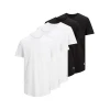 JACK & JONES Majica JJENOA TEE SS CREW NECK 5PK MP, črna, bela