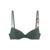 LASCANA Bikini zgornji del Yves kremna/rjava/zelena