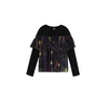 Desigual Majica modra / rumena / roza / črna