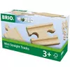 BRIO Delovi za prugu - mini ravne staze