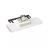 Songmics Stenska polica 20x60x38 cm bela