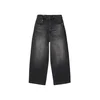 Bershka Kavbojke črn denim