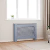 Pokrov za radijator antracit 112 x 19 x 81,5 cm MDF
