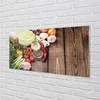 tulup.si Slika na akrilnem steklu Olive poper čebula česen 125x50 cm 2 obešalnika