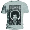 Jimi Hendrix Halo Grey L Majica