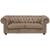 Landscape CHESTERFIELD ZOFA, svetlo rjava tekstil