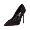 STEVE MADDEN Čevlji s peto temno rjava