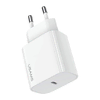 shumee 20W USAMS Power Delivery USB-C stenski polnilnik bele barve