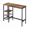 Songmics Bar miza 110x40x90 cm rjava