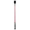 Devil Sticks Nylon Stick with Neon Strip & Goat Kid Leather Handle Nubuck Leather Top 71cm Red