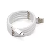 Data kabl magnet micro USB beli
