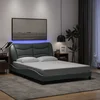 Okvir kreveta s LED-om bez madraca Hvar 140 x 190 cm od tkanine