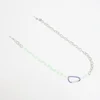 D.Franklin Link Chain Green/Silver Green, Silver Universal