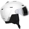 Salomon ICON LT VISOR, kaciga ženska skijaška, bijela L47165400