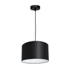 Luster na sajli ARDEN 1xE27/60W/230V prečnik 25 cm crna/bela