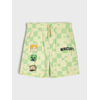 Sinsay - Kratke pantalone Minecraft - svetlozelena