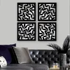 Wallity Set ogledala SYH1097258921, Crni