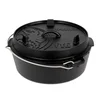 Petromax Dutch Oven lonac od livenog gvoždja s ravnim dnom FT6 - T