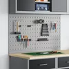vidaXL vidaXL pegboardi 2 kosa z 8 dodatki, siva, 50x60 cm, jeklo, (22048539)