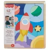Fisher Price: Wood lesena vesoljska sestavljanka - Mattel