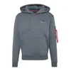 ALPHA INDUSTRIES Majica dimno modra/pastelno rumena/krvavo rdeča/bela