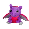 Plush Friends zmaj vijoličen plišast 60cm sedeč 0m+
