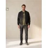 Sinsay - Pamučna majica sa natpisom - khaki