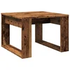 Vidaxl Stranska mizica starinski les 50x50x35 cm inženirski les