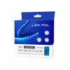 Barvni LED trak moder SKY BLUE 14,6w/m 12V IP20 5m