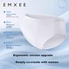Emxee Ženske jednokratne slip gaćice, 4 komada, Bele