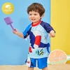 Lemonkid Dvodelni kupaći kostim za dečake, Plavi