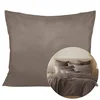Darymex Prevleka za vzglavnik 70x80 100% BOMBAŽ saten, sepia rjava, gladka